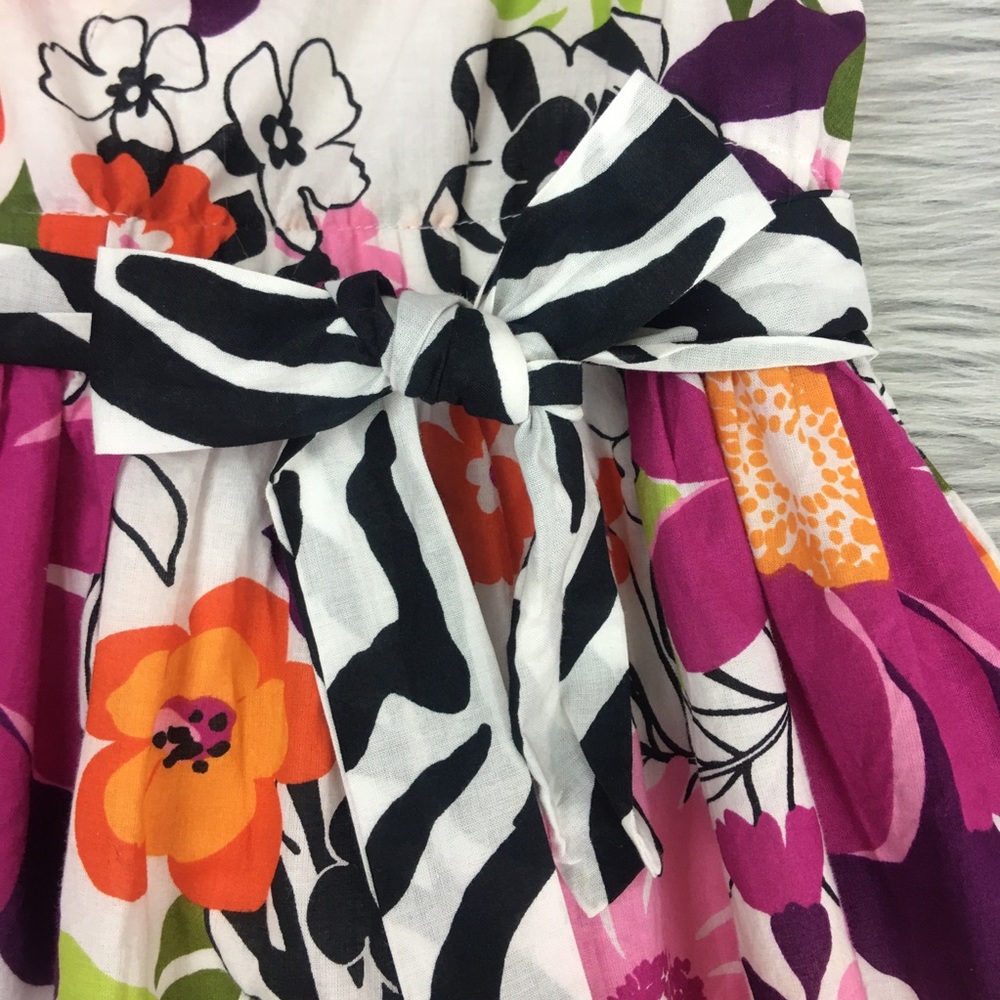 🛍 Gymboree Wild For Zebras Floral Dress Girls 5 - Picture 10 of 14